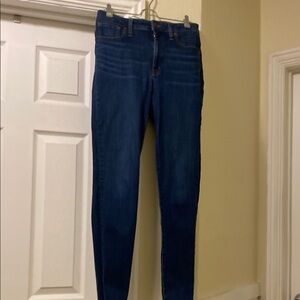 Madewell Blue Skinny Jeans High-Waisted Tapered Fit